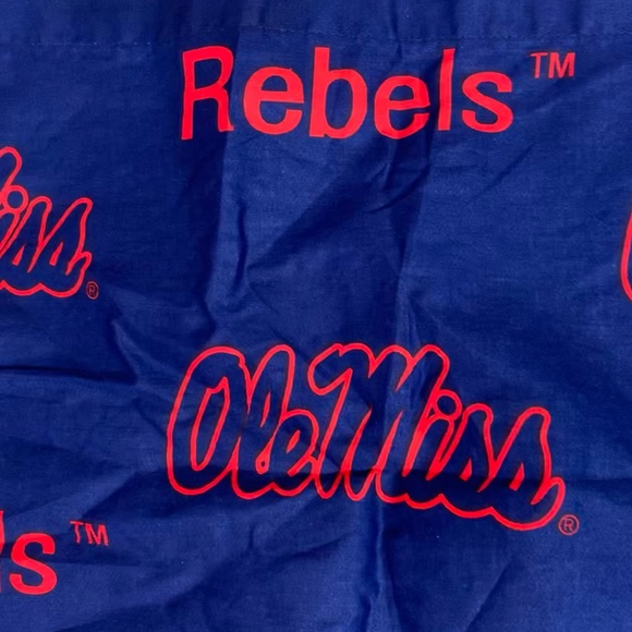 University of MS OLE MISS REBELS Curtain dorm window valance - Picture 3 of 6